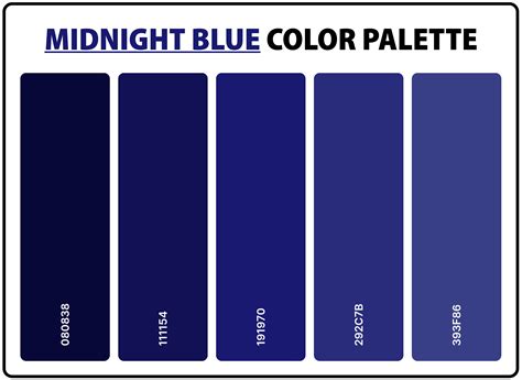 what color compliments midnight blue.